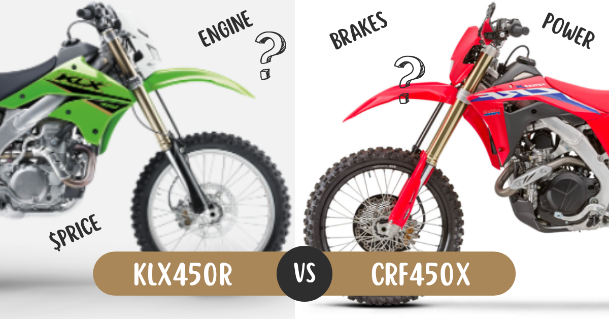 KLX450R vs CRF450X- What is the Difference